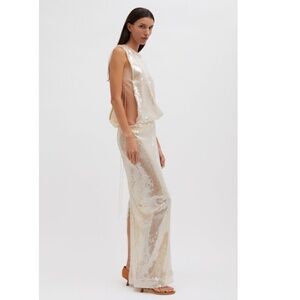 Christopher Esber Lucent Sequined Maxi Dress